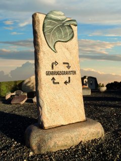 Miljøvenlige og genbrugs gravsten